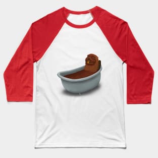 Bathing Beaver Baseball T-Shirt